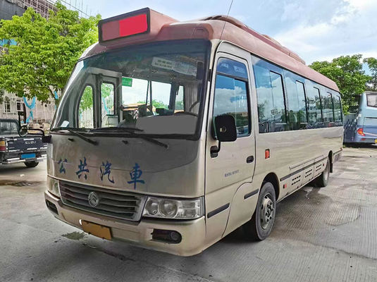 44 zitplaatsen 25 zitplaatsen Gebruikte achtbaanbus 150kw Automatische LHD elektrische bus