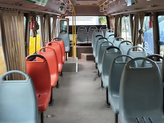 44 zitplaatsen 25 zitplaatsen Gebruikte achtbaanbus 150kw Automatische LHD elektrische bus