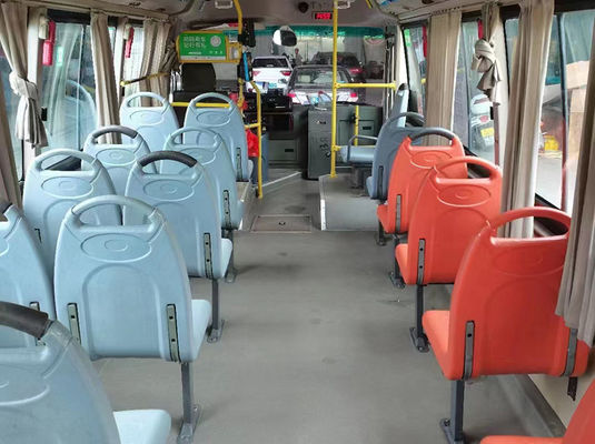 44 zitplaatsen 25 zitplaatsen Gebruikte achtbaanbus 150kw Automatische LHD elektrische bus