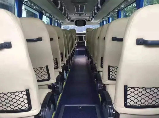 55-60 zitplaatsen Gebruikte passagiersbus 100 km/u Tweedehandsbussen met linkshandige stuurwiel