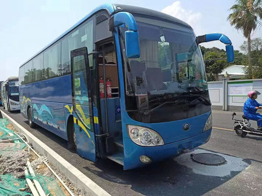 LHD Manual Yucai Gebruikte luxebus 55 zitplaatsen Euro 3 Diesel Gebruikte stadsbus