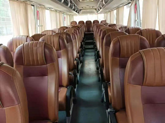 LHD Manual Yucai Gebruikte luxebus 55 zitplaatsen Euro 3 Diesel Gebruikte stadsbus