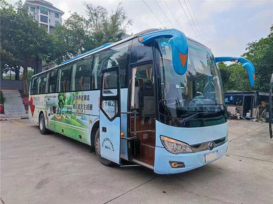 Grote gebruikte Yutong-bussen Handgeschakelde transmissie 11m Dieselmotor Gebruikte stadsbus