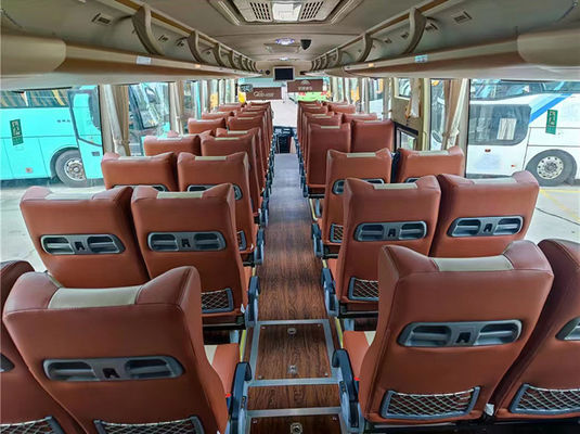 Grote gebruikte Yutong-bussen Handgeschakelde transmissie 11m Dieselmotor Gebruikte stadsbus