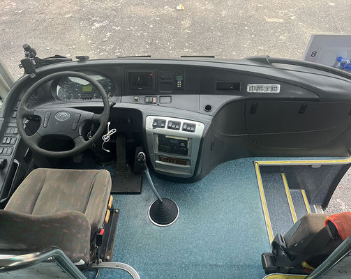 12m 57 zitplaatsen LHD Gebruikte bus Dieselmotor Coach Bus 1-deurs Gebruikte commerciële bussen