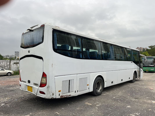 12m 57 zitplaatsen LHD Gebruikte bus Dieselmotor Coach Bus 1-deurs Gebruikte commerciële bussen