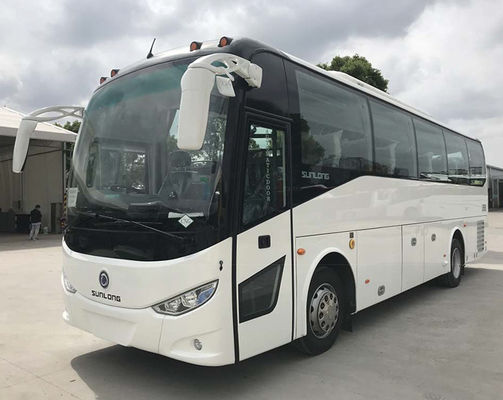 Tweedehands busbus met een verplaatsing van 8300 ml ShenLong 10m 36 zitplaatsen SLK6102 RHD CNG bus
