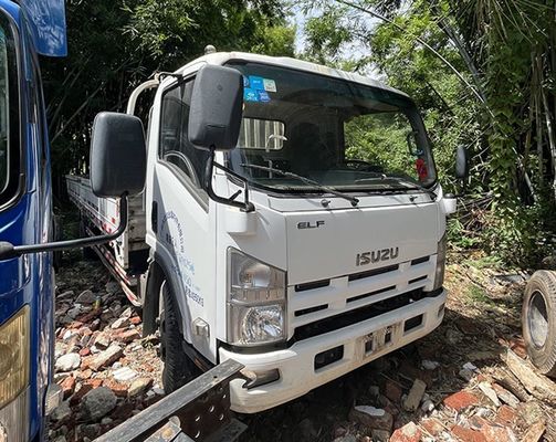Isuzu gebruikt vrachtwagen met 2 deuren Diesel motor vrachtwagen lichte vrachtwagen vrachtwagen