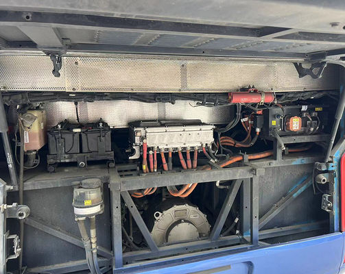Gebruikte 34 zitplaatsen EV Bus 100KWh Elektrische Bus G.V.W 14200kg Tweedehands Coach Bus
