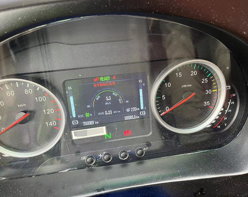 Gebruikte 34 zitplaatsen EV Bus 100KWh Elektrische Bus G.V.W 14200kg Tweedehands Coach Bus