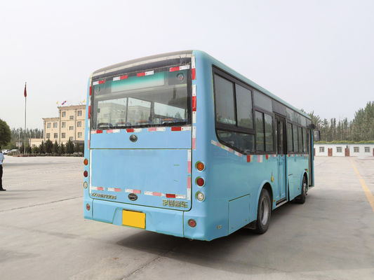 Brandstoftype Diesel 8 meter LHD Gebruikte stadsbus met vijfversnellingsbak