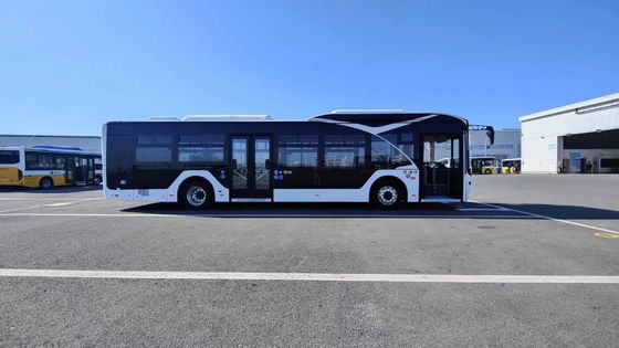 30 Zitplaatsen EV Stadsbus Zonson 12m LHD Bus voor 2 Passagiersdeuren Kilometerstand