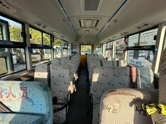 36 zitplaatsen gele dieselmotor LHD ZK6669DX7 Uesd schoolbus Made in China