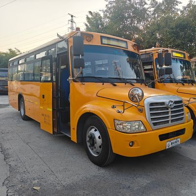 56-zits tweedehands bus te koop Gele schoolbus Prijs voor China