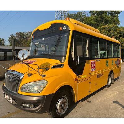36-zits Dieselmotor Tweedehands Schoolbus Voor Kinderen Gemaakt In China Is Stevig En Duurzaam