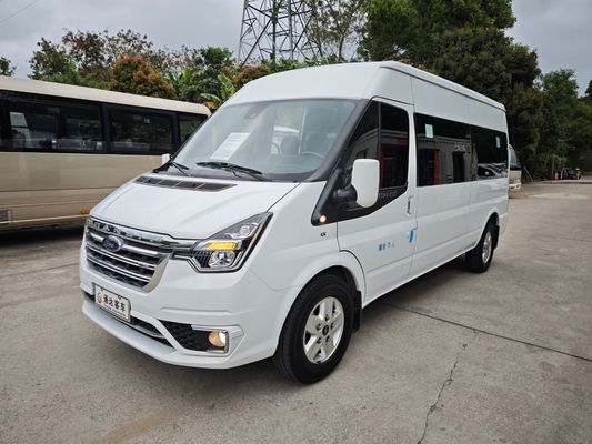14-Zits Tweedehands Minibus Diesel Jiangling Transit CN-4 Bestelwagen met 145 km/u Topsnelheid
