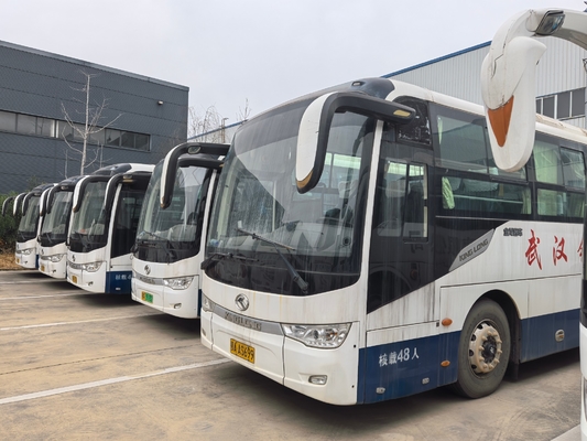 King Long 2017 Registratie CATL Pure Elektrische Batterij Gebruikte Bus met Motortype Elektrisch Totale Afmetingen mm 10.7x2.5x3.3m