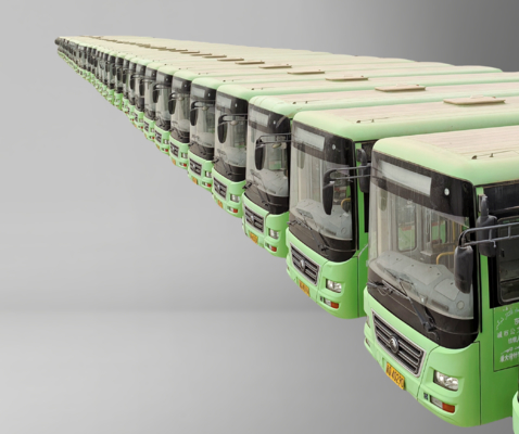 Yuchai Front-Mounted Engine 19/60-Seat Gebruikte bus 3767 ml Verplaatsing voor een soepel vervoer