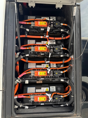 Nieuwe tweedehands stadsbus met 30 zitplaatsen, 12 meter pure elektrische Zonson.
