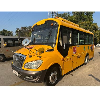 Tweedehands 36 Gele diesel Schoolbus, Nationale IV Emissienorm, Gemaakt in China