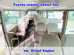Gebruikte Coaster Bus toyota met handgeschakelde versnellingsbak en dieselbrandstof type 23 zitplaatsen LHD minibus